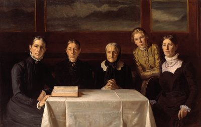 Christmas Day 1900 by Michael Peter Ancher
